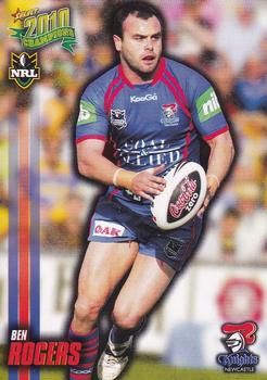 2010 NRL Champions #096 Ben Rogers Front